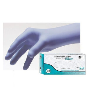 GLOVE NITRILE S BL 4.0 NS PF 10/100